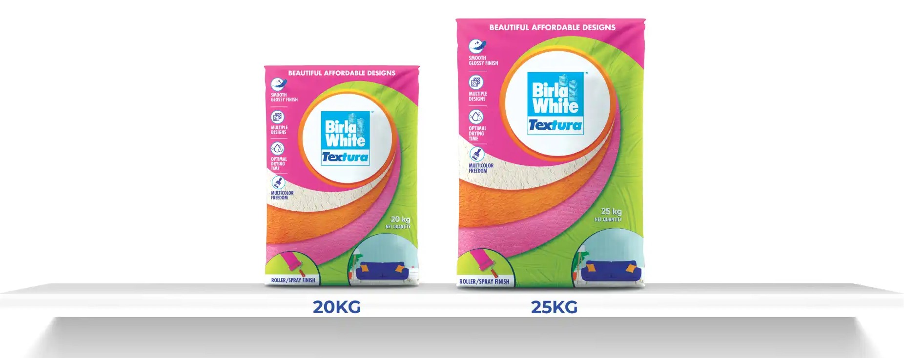 Textura Roller Finish